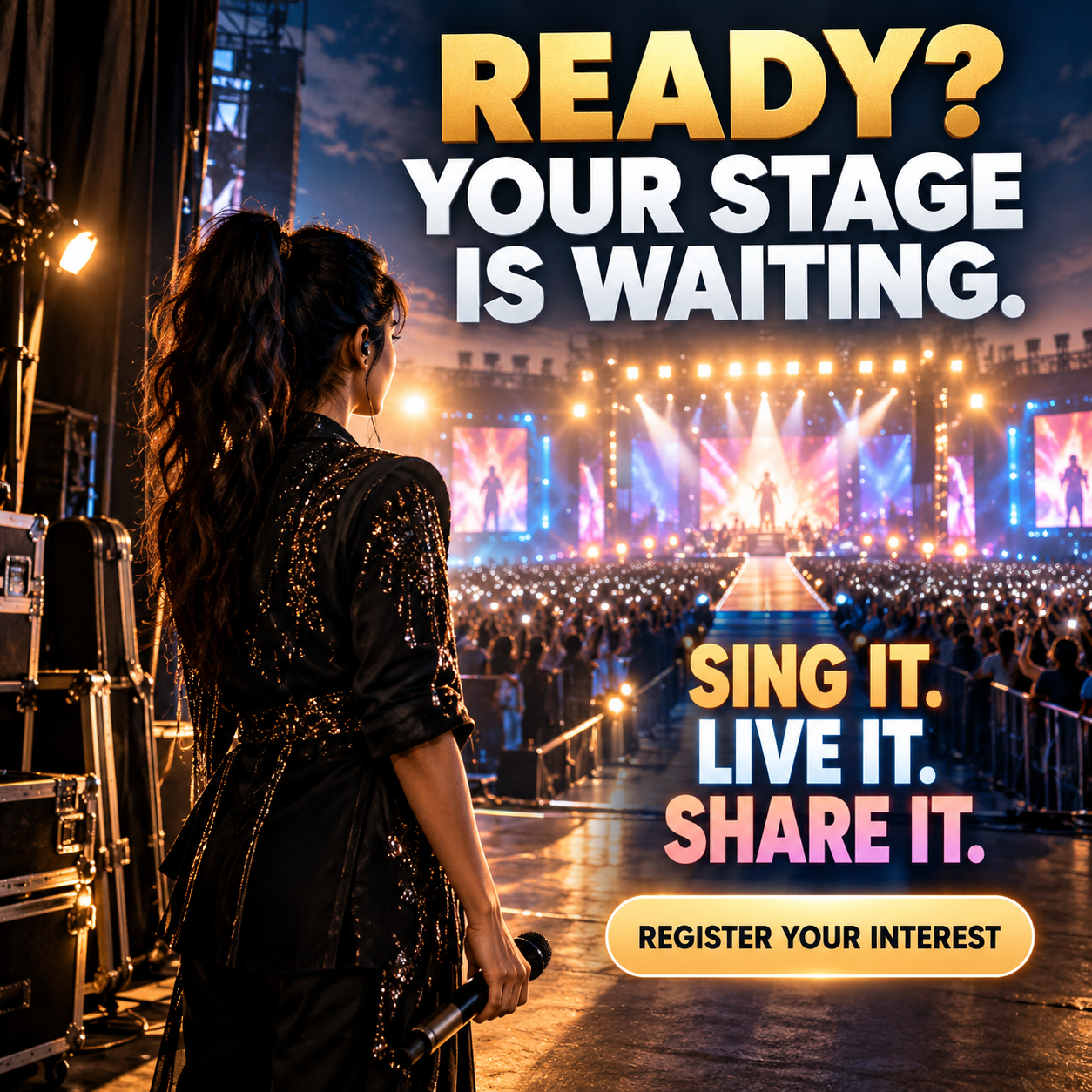 Your stage is waiting